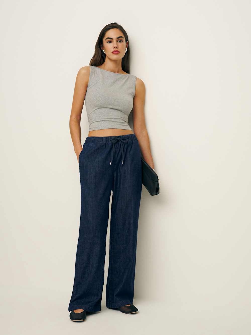 Reformation Inaya Denim Pants